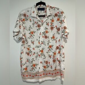 Relaxed fit button down shirt